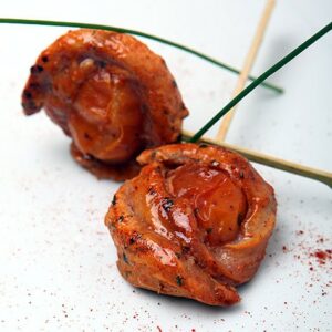 BROCHETTE DE POULET ET TOMATE AU PIMENT DOUX_Thai Tapas surgelés-Freshpack