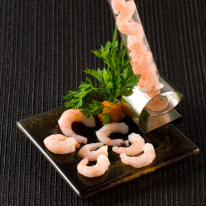 FROZEN Cooked and peeled coldwater prawns FRESHPACK