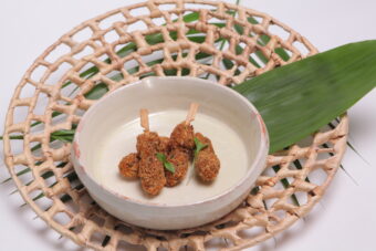 Brochette de poulet pané curry vert surgelée - Thaï Tapas