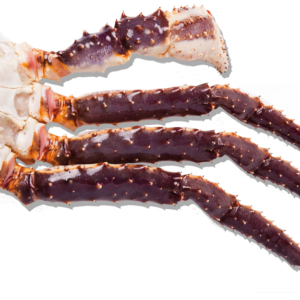 Frozen raw king crab cluster