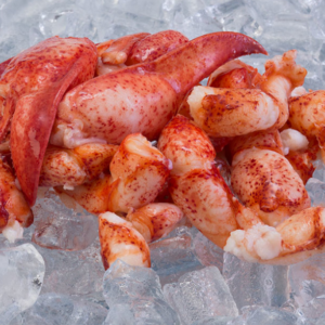 Frozen lobster claws and shanks