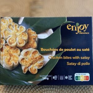 Packaging Frozen thai chicken satay basket