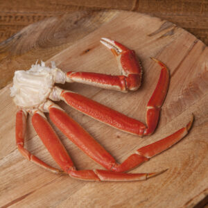 Cooked and frozen snow crab cluster