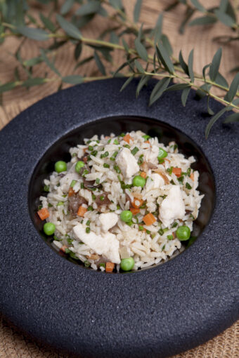 Riz à la cantonaise et au poulet surgelé - En'Joy