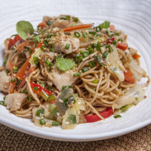 Frozen fried chicken & soya noodles- En'Joy