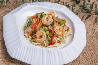 Frozen shrimps & red curry noodles - En'Joy