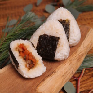 Frozen vegetable onigiri
