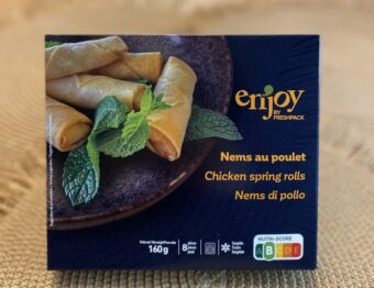 Packaging Nems au poulet