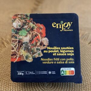 Packaging Frozen fried chicken & soya noodles