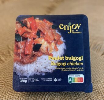 Packaging Poulet bulgogi