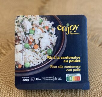 Packaging Riz à la cantonaise au poulet