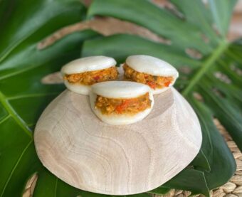 Mini bao burger poulet sauce barbecue surgelés | Freshpack