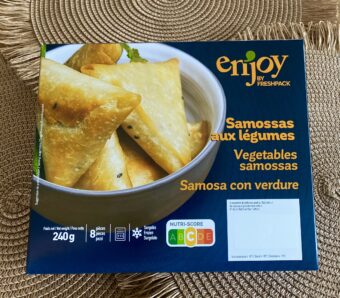 Packaging Frozen vegetable samossas