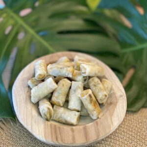 Frozen mini vegetable spring rolls