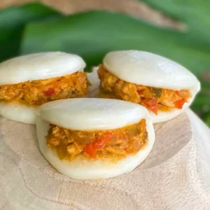 Mini Bao Burger Poulet sauce barbecue surgelé