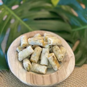 Frozen mini vegetable spring rolls