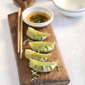 Gyozas pâte verte aux légumes surgelés- Thaï Tapas