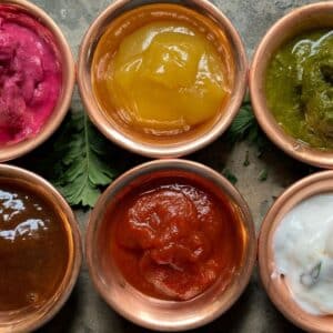 Frozen chutneys and exotic sauces