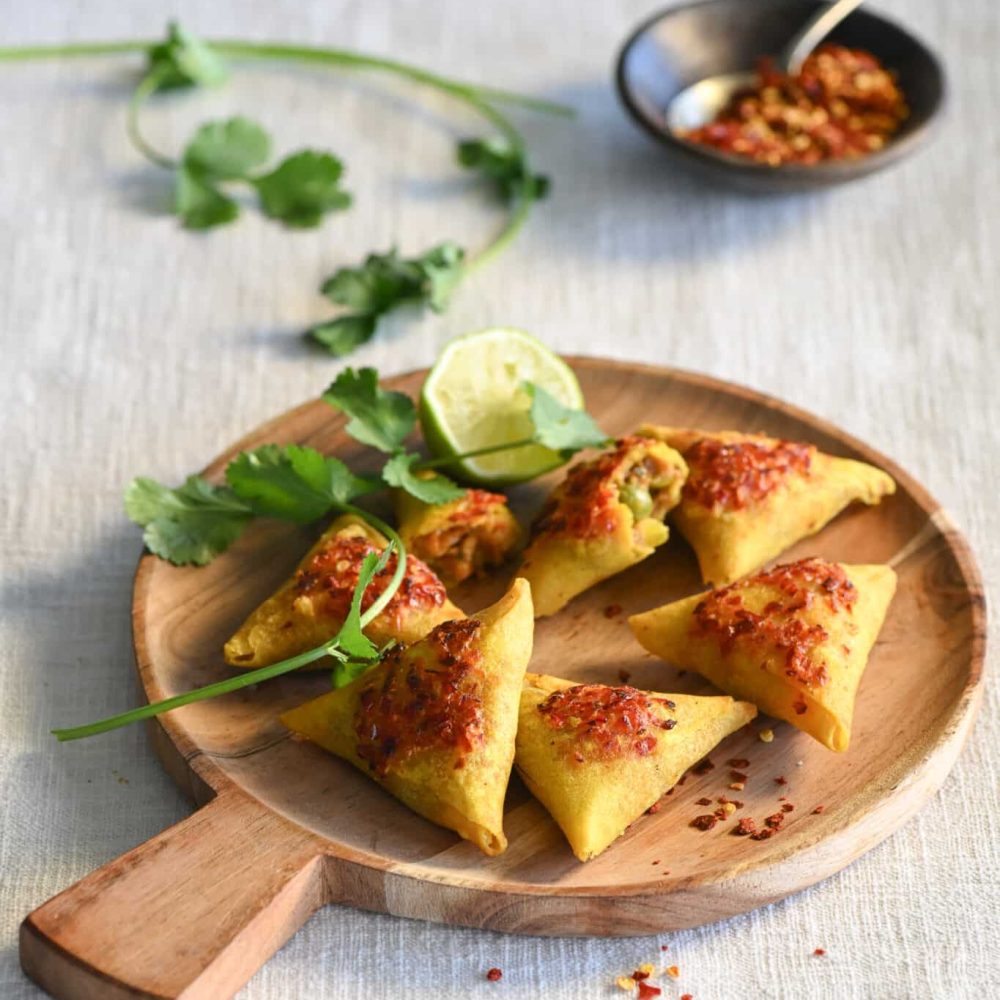 Samossa poulet tikka